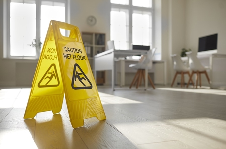 Wet floor sign